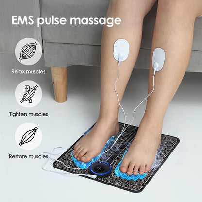 CHARAN EMS Foot Therapy Mat — Cordless Foot Massager