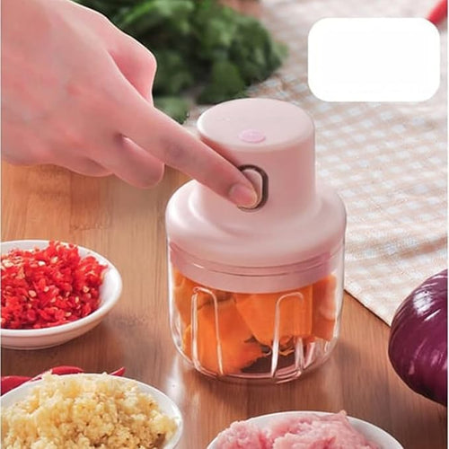 ADRAK PRO Electric Masala Chopper — USB Rechargeable Ginger Garlic Paste Maker (250ml)
