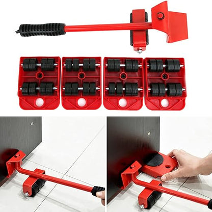 BALWAAN Furniture Shifting Kit — Heavy Lifting Tool & Floor-Safe Sliders