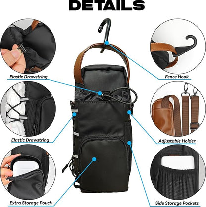 VAJRA Magnetic Gym Duffel — Wall-Mount Training Bag